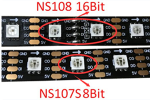 HD108 NS108 Addressable led strip HD108 original IC Developer