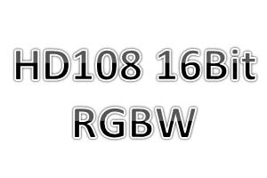 HD108 16Bit RGBW will be on market soon