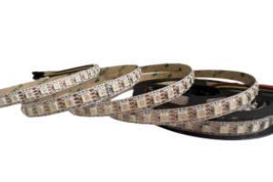 96LEDS HD105 RGBW Pixel Light Strip DC12V White Black PCB IP20